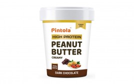 Pintola High Protein Peanut Butter Creamy Dark Chocolate  Jar  1 kilogram